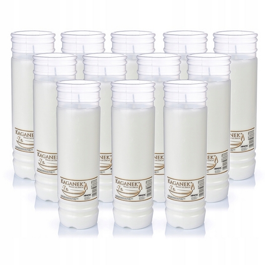 Náplne do lampášov BISPOL Kaganek K7 - 12 kusov, siete palenia 7 dní